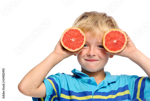 peeking with fruit