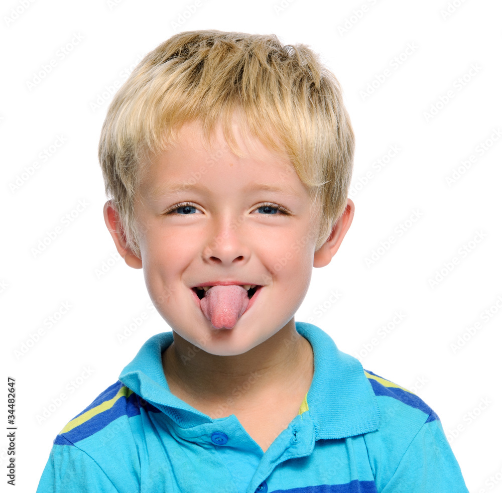 Sticking out tongue Stock Photo Adobe Stock
