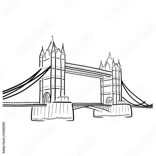 zeichnung tower bridge london I