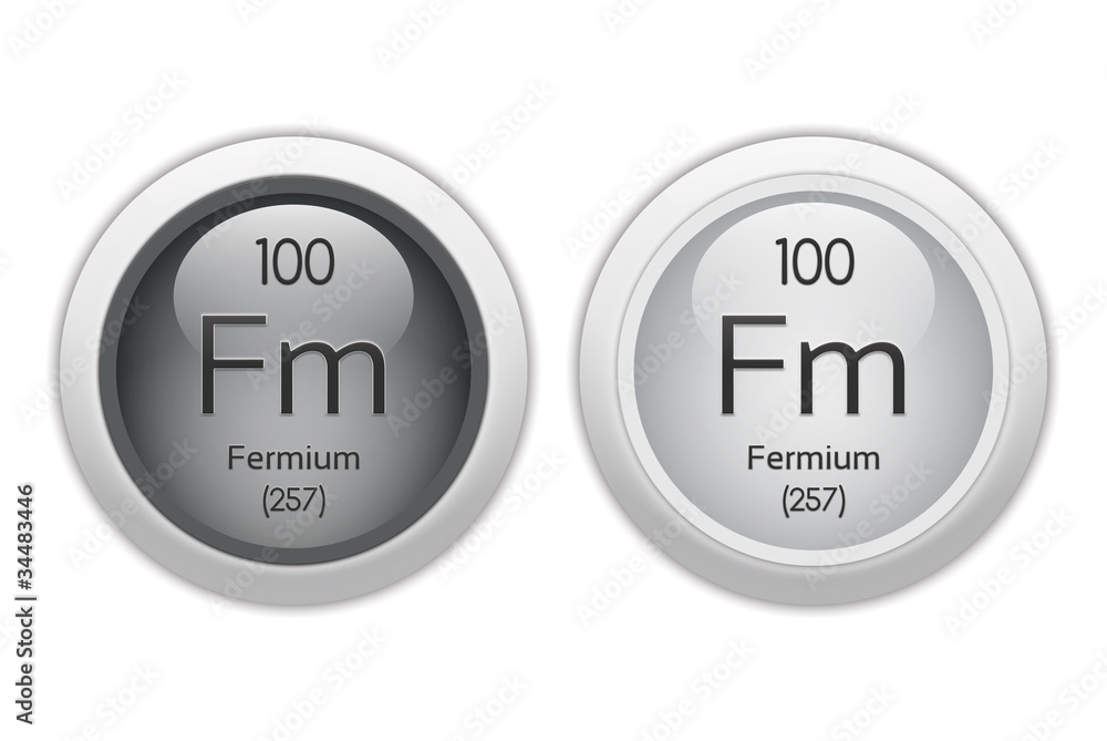 Fermium - two glossy web buttons Fermium - two glossy web buttons