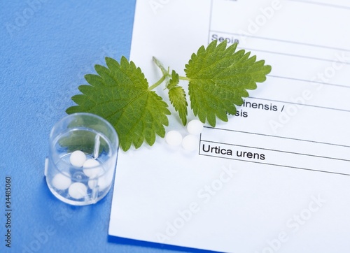 Urica Urens and pills on homeopathic sheet