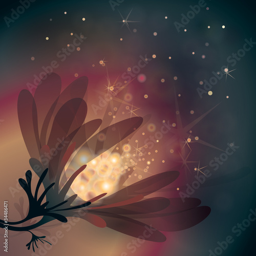 Abstract flower / Fairy background