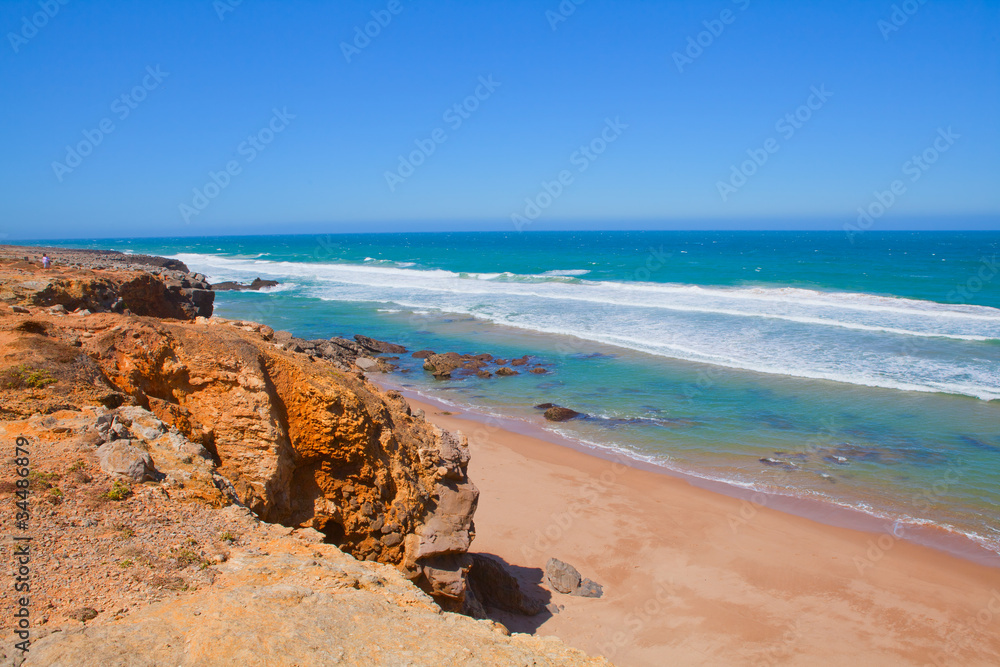Atlantic coast in Portugal