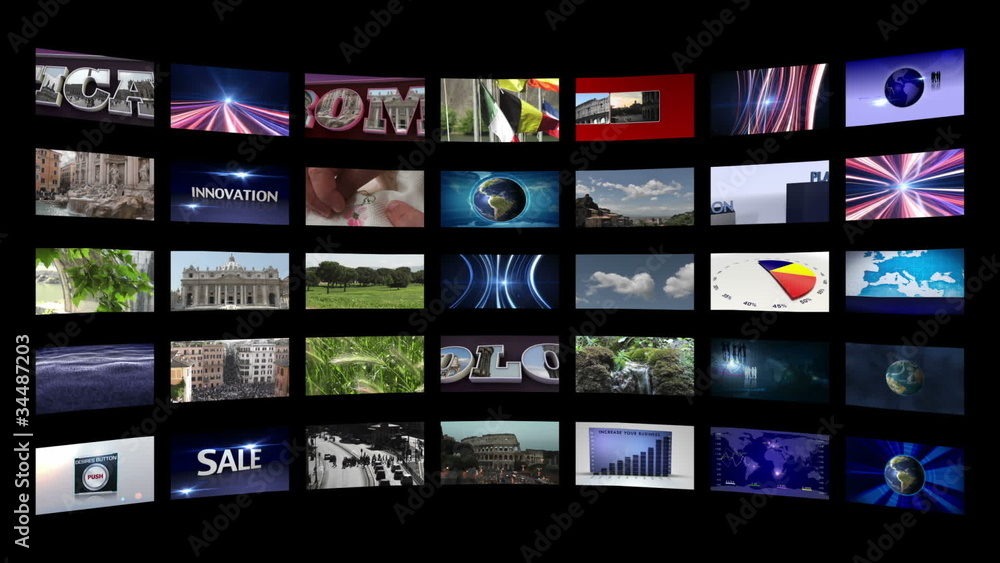 Wall Monitor, With Alpha Channel - HD1080 Wall Monitor, With Alpha Channel - HD1080