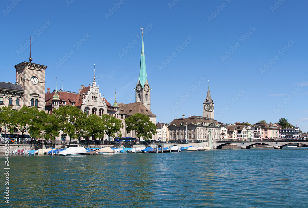 Obraz premium Zurich in summer