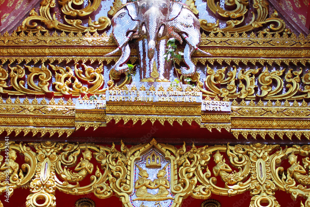 Obraz premium Temple, Thailand.