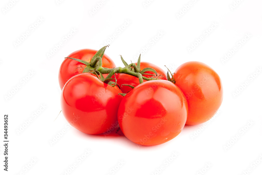 red tomato vegetable isolated on white background. red tomato vegetable isolated on white background.