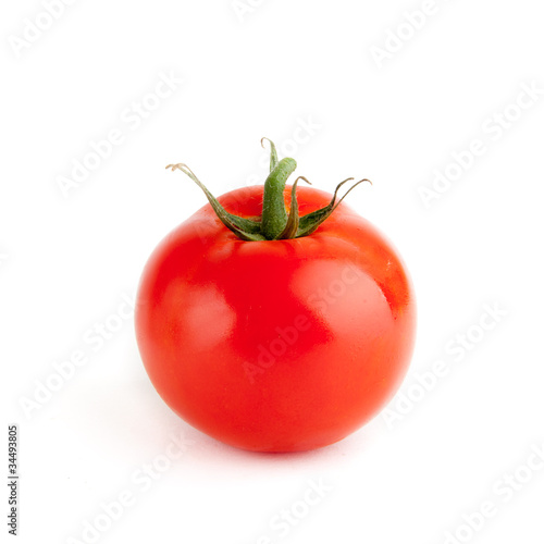 Wallpaper Mural red tomato vegetable isolated on white background Torontodigital.ca