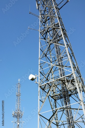Antenna and communication towers.