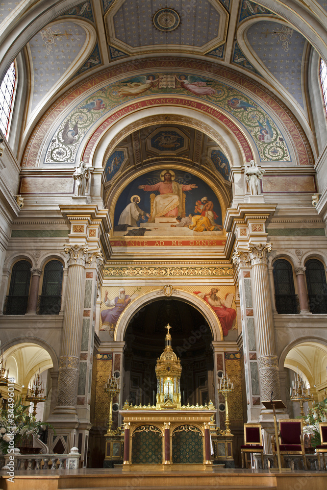 Paris - Altar form Francis Xavier church