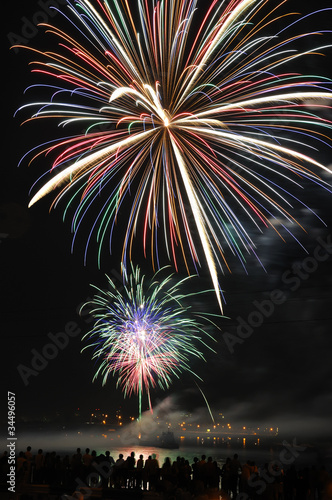 Wallpaper Mural fireworks Torontodigital.ca