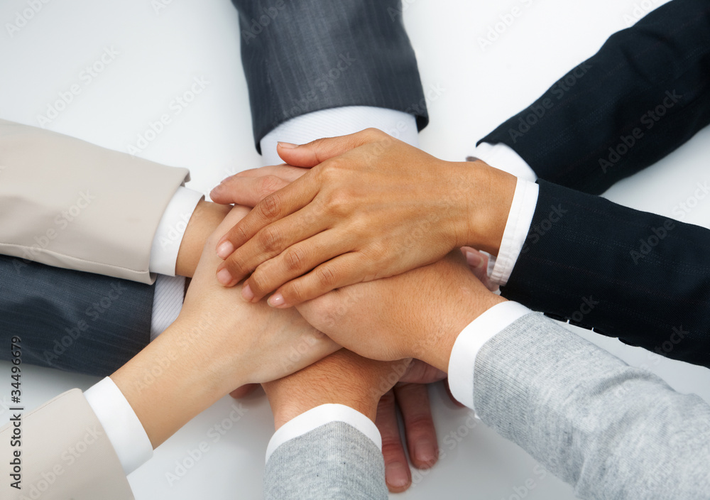 Pile of hands Pile of hands