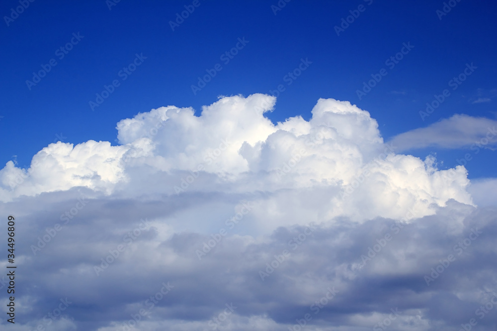 Cumulus clouds sky under blue sky Cumulus clouds sky under blue sky