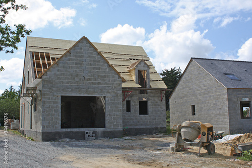 Chantier de maison individuelle photo