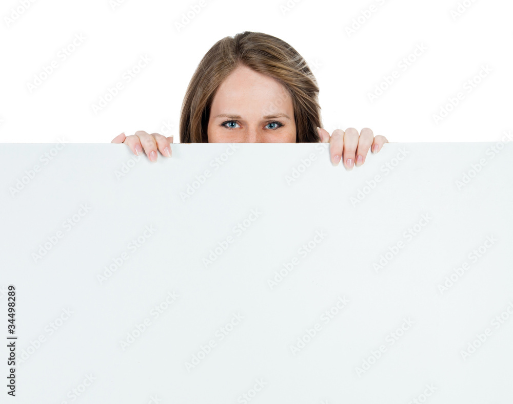 lady with blank lady with blank
