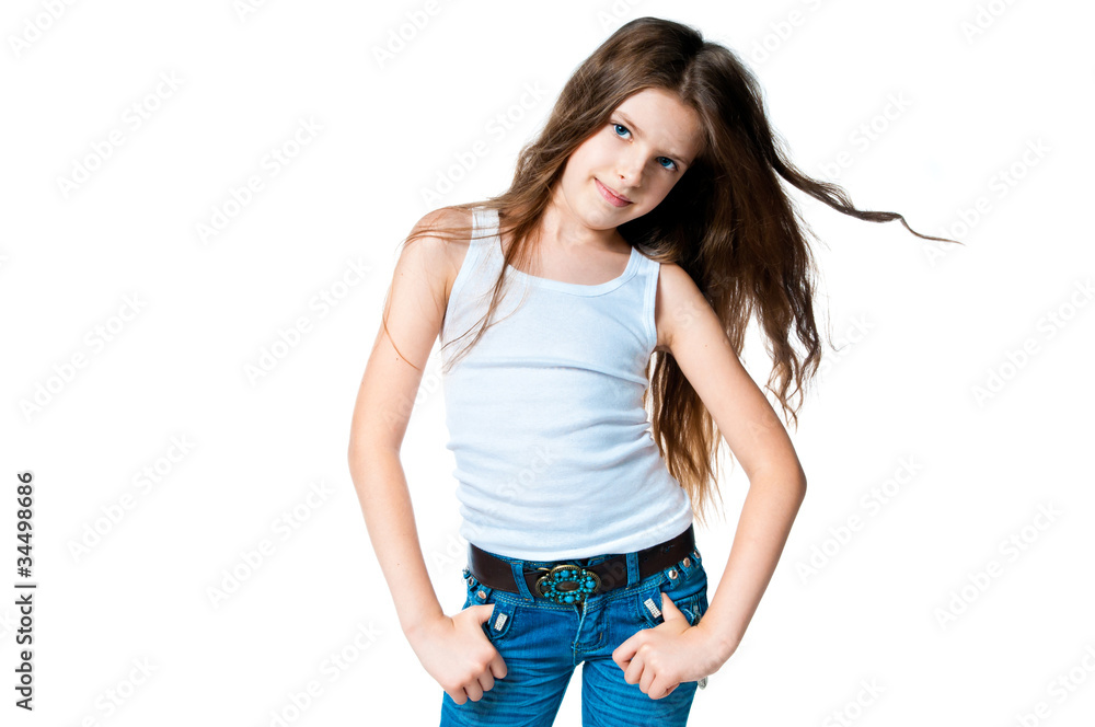 Fototapeta premium little girl