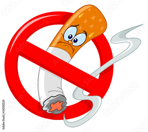 No smoking cartoon