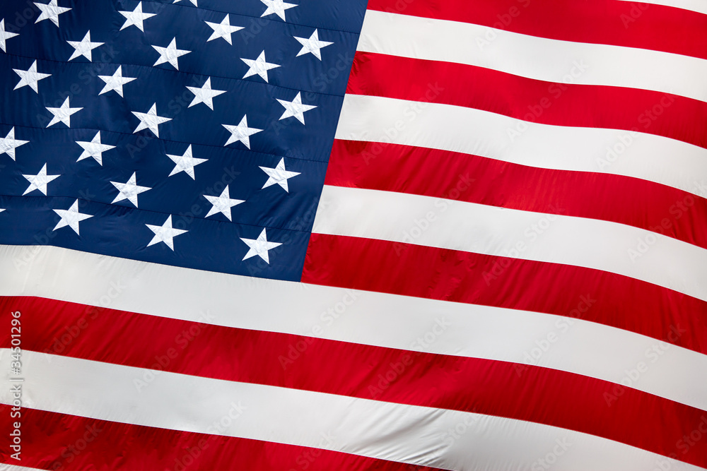 Fototapeta premium drapeau américain usa états-unis / american united states flag