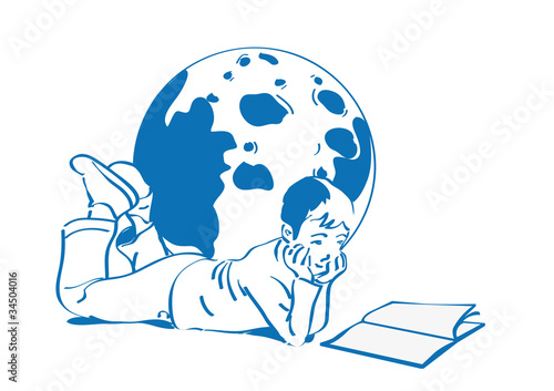 NIÑO LEYENDO