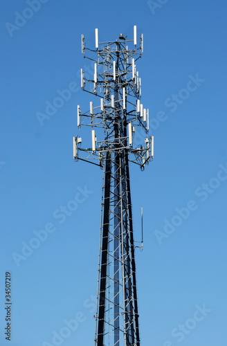 microwave telecommunications tower
