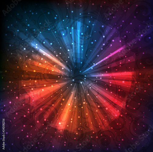 Abstract design creative ornamented background. eps10
