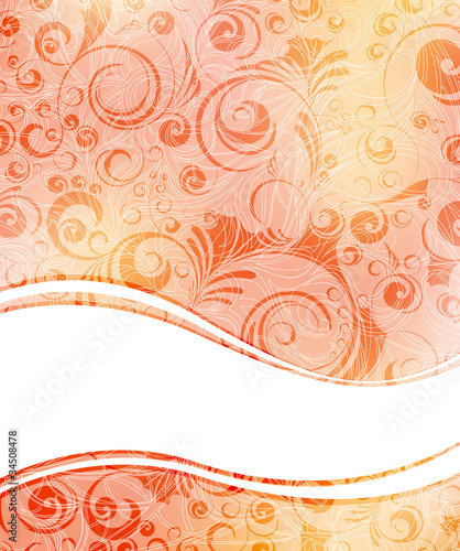 creative ornamented vector banner. eps10 vector