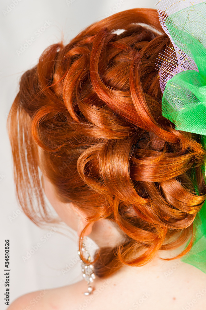 Naklejka premium Hairdress
