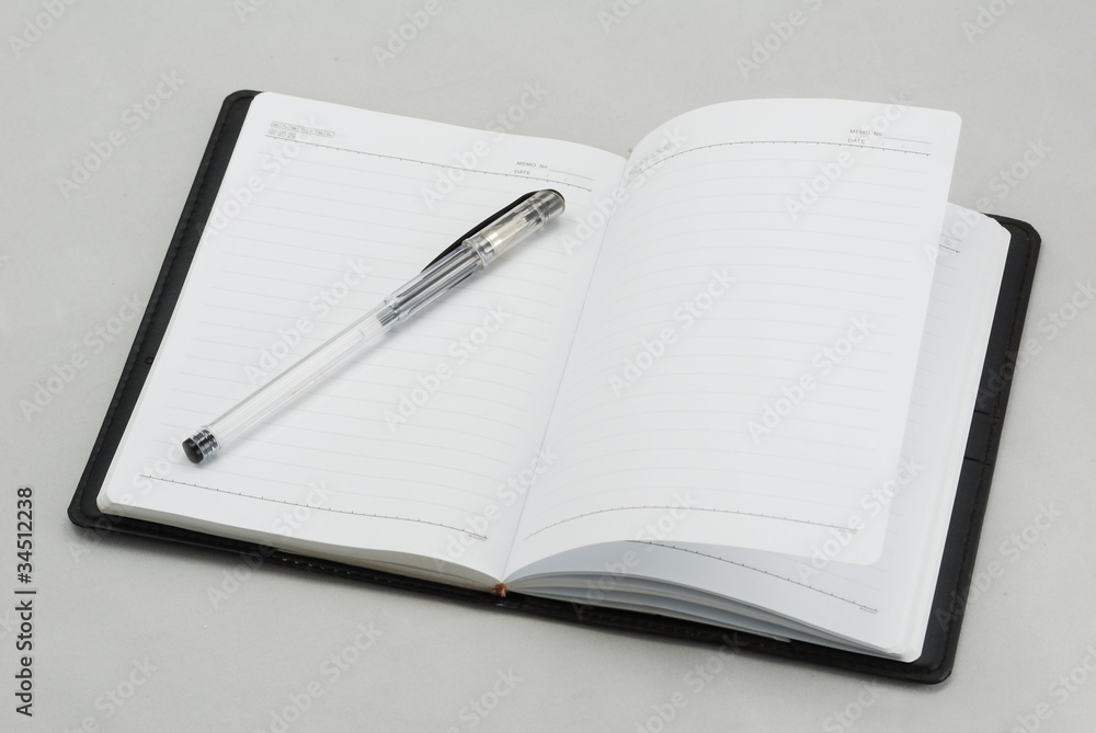 Pen and notebook Pen and notebook