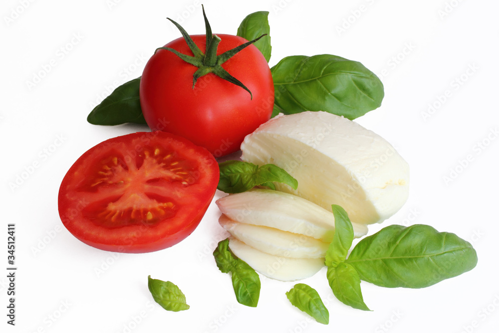 Tomate-Mozzarella-Basilikum Tomate-Mozzarella-Basilikum