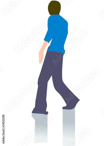 Side view of man standing