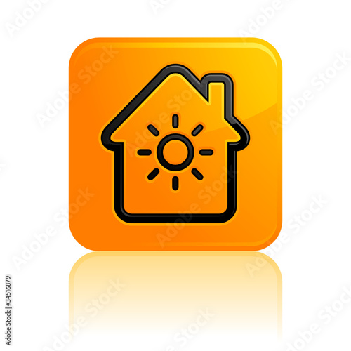 Icône chauffage habitation