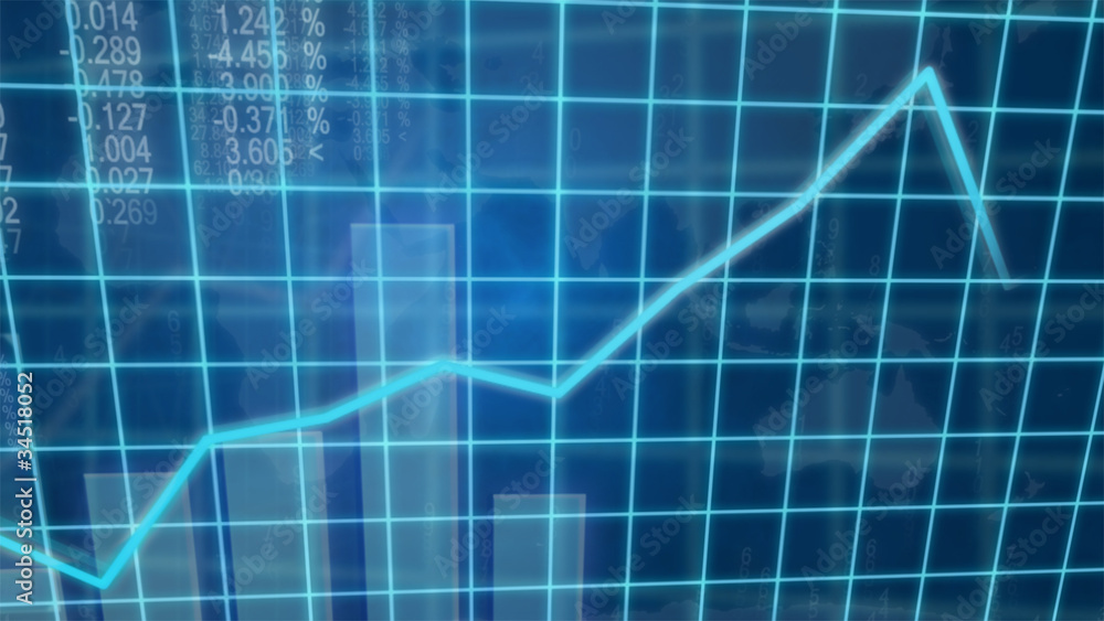 Creative image of economic growth concept Creative image of economic growth concept