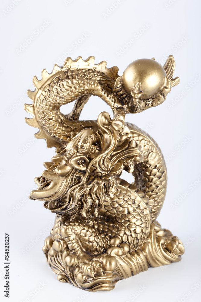Symbol of 2012 - the Gold dragon