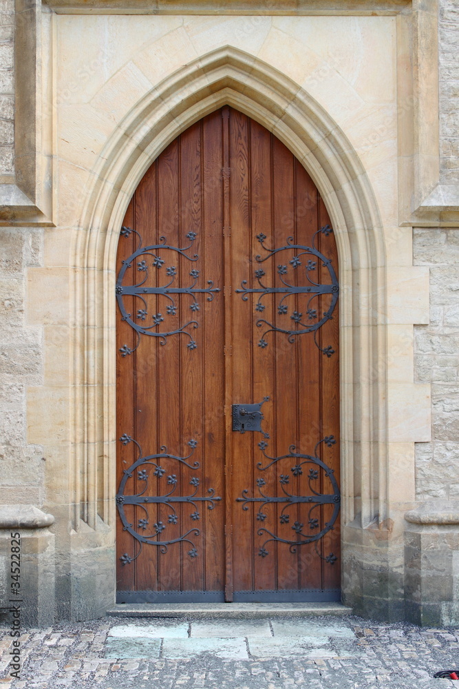 Medieval front door Medieval front door