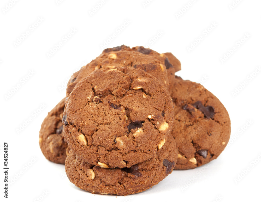 .cookies with nuts and chocolate