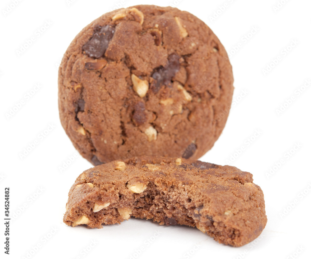 .cookies with nuts and chocolate .cookies with nuts and chocolate