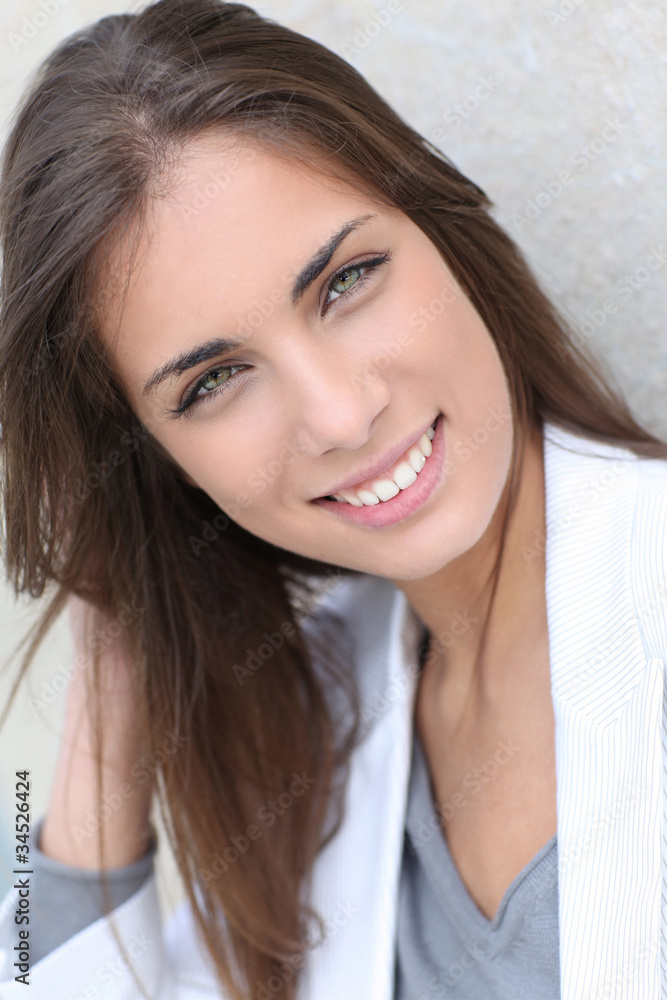Portrait of beautiful young woman Portrait of beautiful young woman