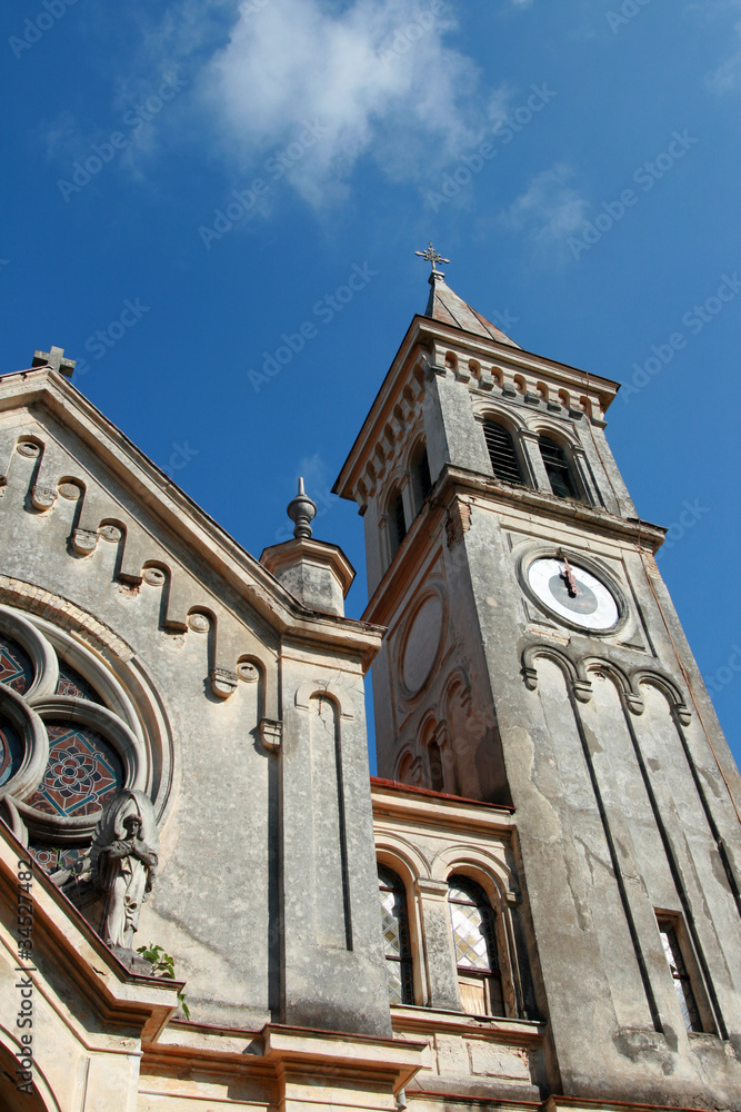 St.Pelagius church and the clock