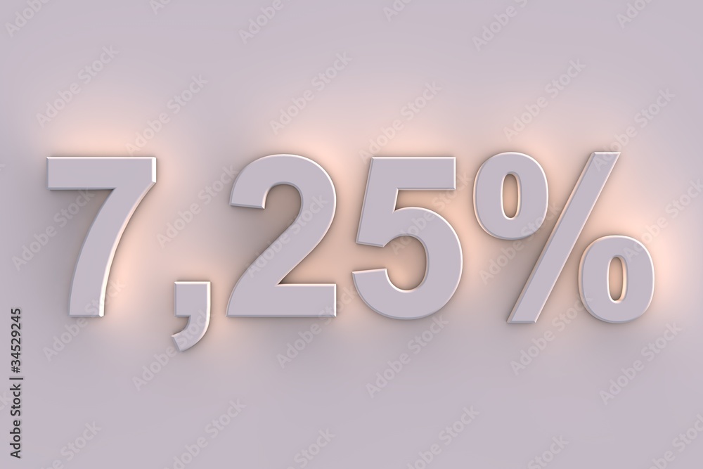 7,25 % 7,25 %