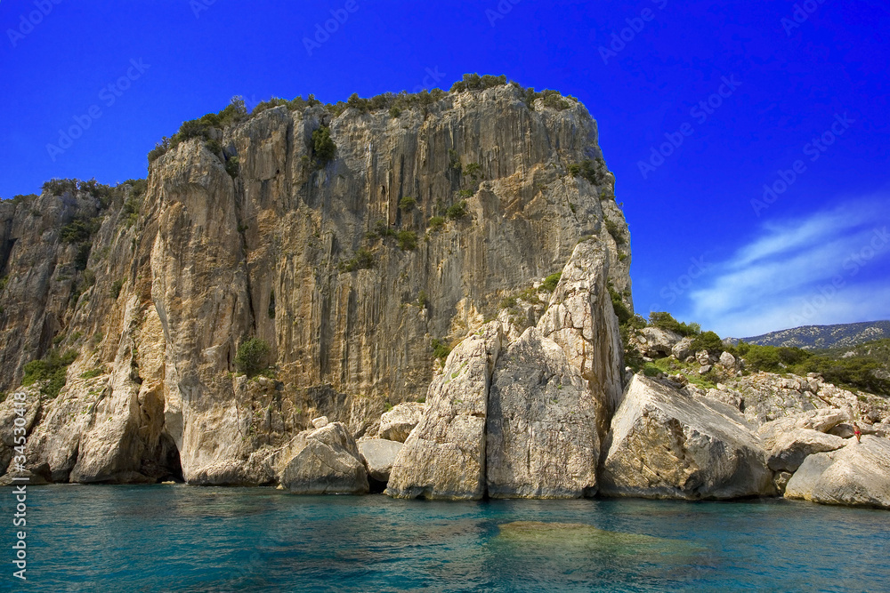 italie, sardaigne, ogliastra : côte est, golfe olosei