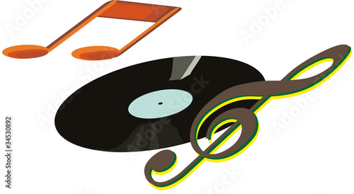 vinile musicale photo