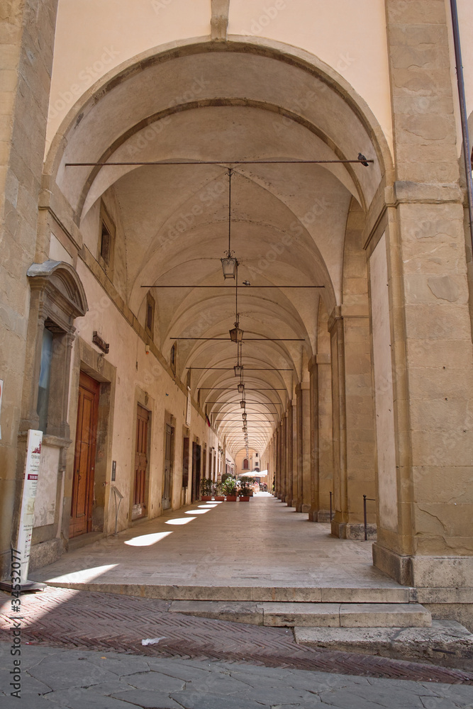Loggia Of Vasari In Arezzo