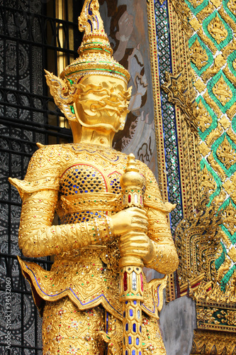 Temple statue, Thailand.