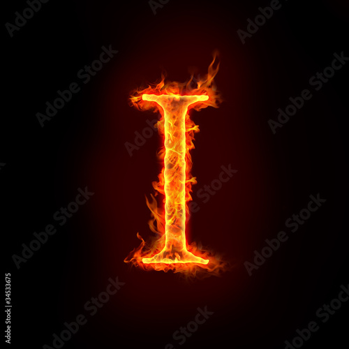 fire alphabets, I