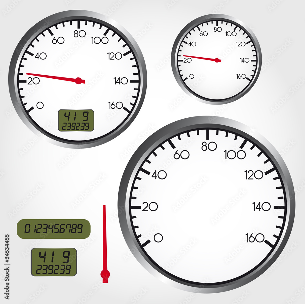 Naklejka premium dashboard dial