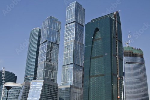 Moscow, modern buildings