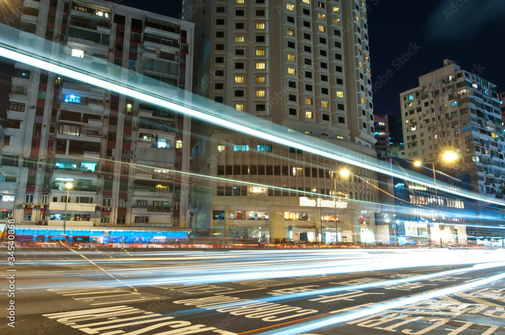 Obraz premium City Night Traffic