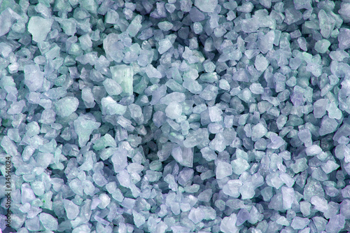 A beautiful close-up image of blue healthy salt