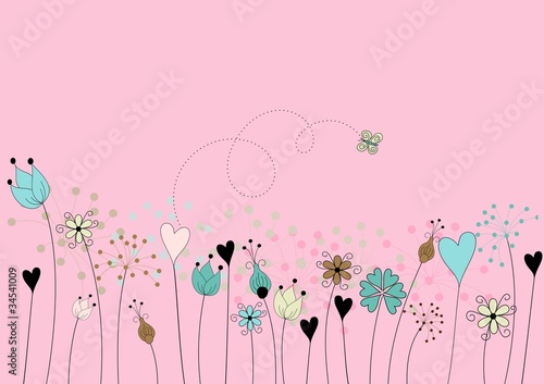 stylized floral motive