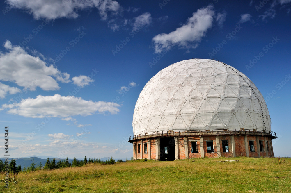 Remnants of old soviet radar station